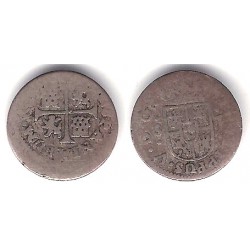 Felipe V. Sin Fecha. ½ Real (BC-) (Plata) Ceca de Sevilla J
