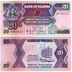 (29b) Uganda. 1988. 20 Shillings (SC)