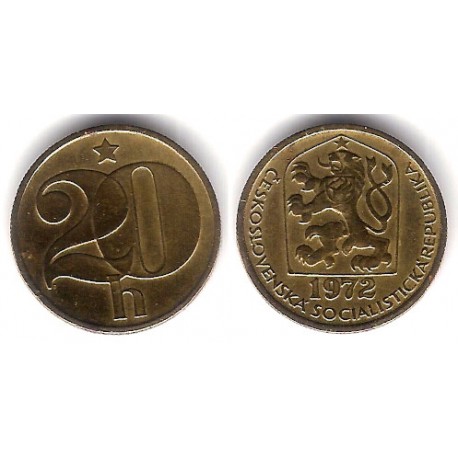 (74) Checoslovaquia. 1972. 20 Haleru (MBC)