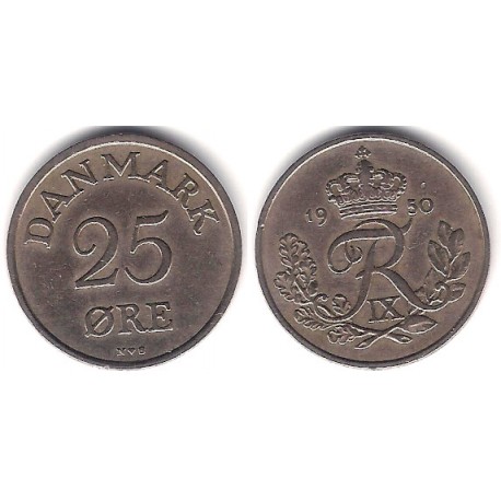 (842.1) Dinamarca. 1950. 25 Ore (MBC)