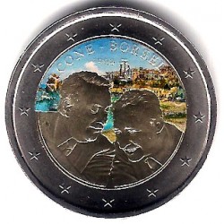 Italia. 2022. 2 Euro (SC) Coloreada