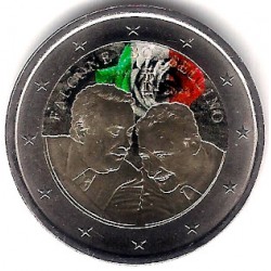 Italia. 2022. 2 Euro (SC) Coloreada