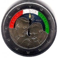 Italia. 2022. 2 Euro (SC) Coloreada