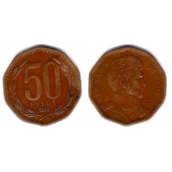 (219.2) Chile. 1989. 50 Pesos (BC)