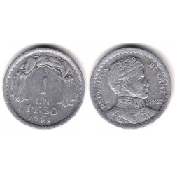 (179a) Chile. 1954. 1 Peso (MBC-)