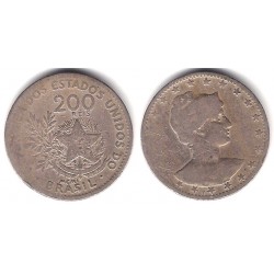 (504) Brasil. 1901. 200 Reis (BC/BC-)