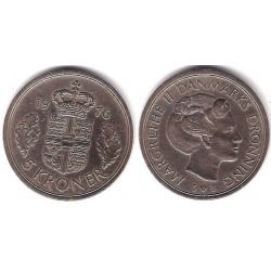 (863.1) Dinamarca. 1976. 5 Kroner (MBC)
