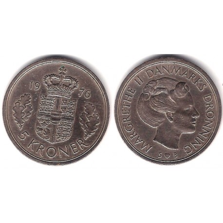 (863.1) Dinamarca. 1976. 5 Kroner (MBC)