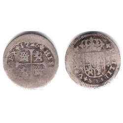 Felipe V. 1726. ½ Real (RC+) (Plata) Ceca de Sevilla J