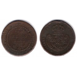 Isabel II. 1850. ½ Real (BC) Ceca de Segovia