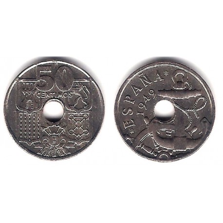 Estado Español. 1949*(19-53). 50 Céntimos (SC)