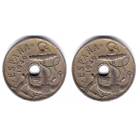 Estado Español. 1949*(19-51). 50 Céntimos (MBC)