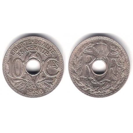 (866a) Francia. 1930. 10 Centimes (MBC)
