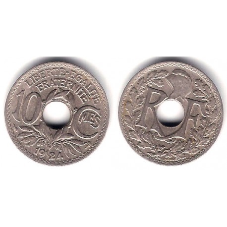 (866a) Francia. 1924. 10 Centimes (MBC)