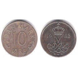 (860.3) Dinamarca. 1982. 10 Ore (MBC)