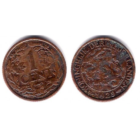 (152) Países Bajos. 1929. 1 Cent (BC)