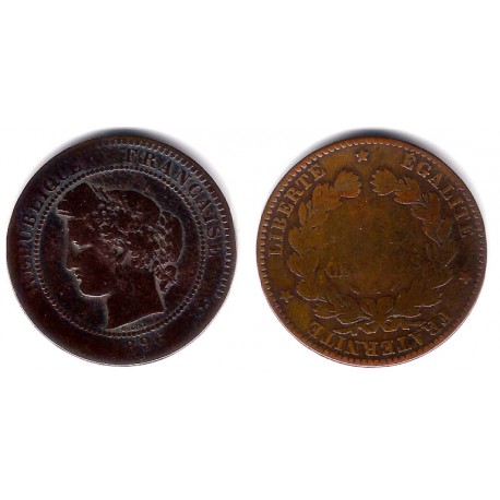(815.1) Francia. 1896A. 10 Centimes (BC+/BC)