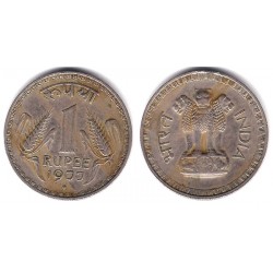 (78.1) India. 1977. 1 Rupee (MBC)
