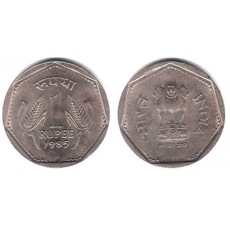 (79.1) India. 1985. 1 Rupee (EBC)