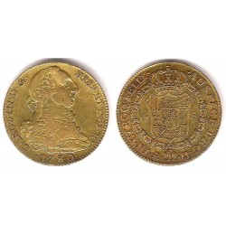 Carlos III. 1780. 4 Escudos (MBC) (Oro) Ceca de Madrid PJ