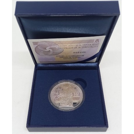 España. 2022. 10 Euro (Proof) (Plata) Antonio Nebrija