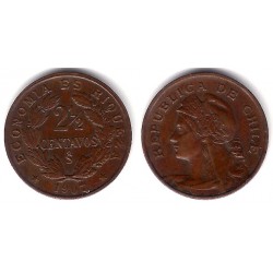 (162) Chile. 1907. 2½ Centavos (EBC)
