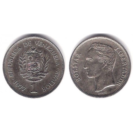 (Y52) Venezuela. 1977. 1 Bolivar (EBC)