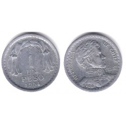 (179a) Chile. 1954. 1 Peso (MBC+)