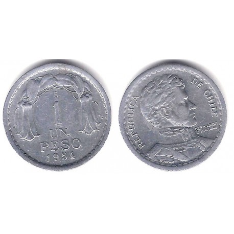 (179a) Chile. 1954. 1 Peso (MBC+)