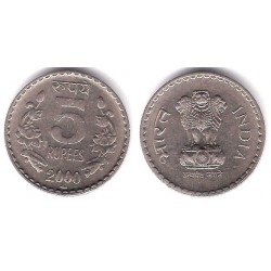 (154.1) India. 2000. 5 Rupees (EBC)