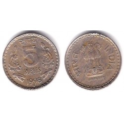 (154.1) India. 1998. 5 Rupees (MBC)