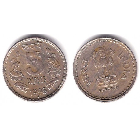 (154.1) India. 1998. 5 Rupees (MBC)