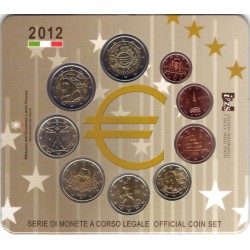 Italia. 2012. Cartera Oficial (SC)