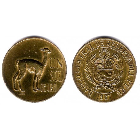 (248) Perú. 1967. 1 Sol de Oro (MBC)