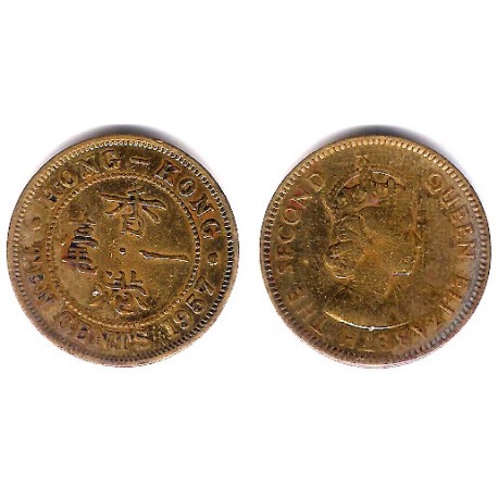 (28.1) Hong Kong. 1957. 10 Cents (BC)