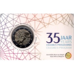 Bélgica. 2022. 2 Euro (SC) Erasmus