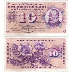 (45t) Suiza. 1974. 10 Francs (MBC-)