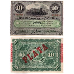 Cuba Colonial. 1896. 10 Pesos (EBC)