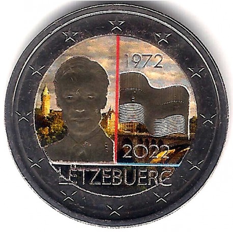 Luxemburgo. 2022. 2 Euro (SC) Coloreada