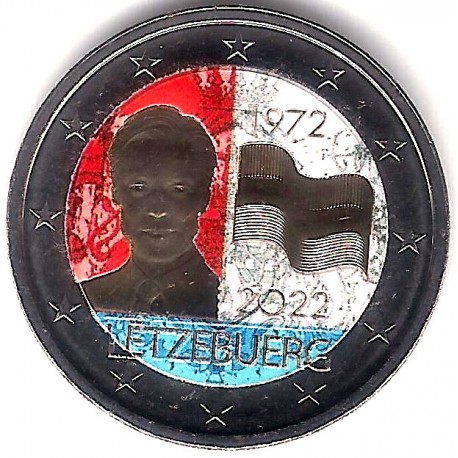 Luxemburgo. 2022. 2 Euro (SC) Coloreada