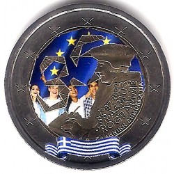 Grecia. 2022. 2 Euro (SC) Coloreada