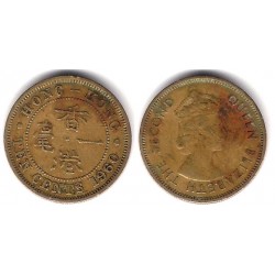(28.1) Hong Kong. 1960. 10 Cents (BC)