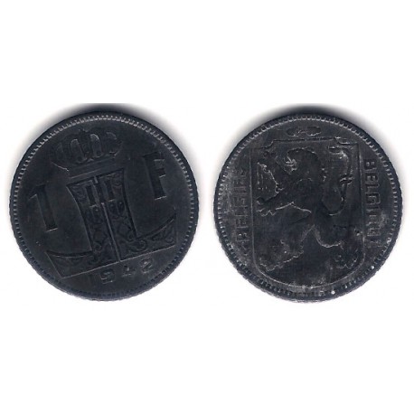 (128) Bélgica. 1942. 1 Franc (MBC)