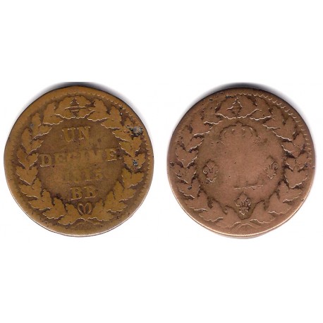 (701) Francia. 1815. Decime (BC)