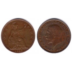 (838) Gran Bretaña. 1929. 1 Penny (MBC-)
