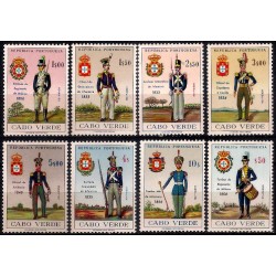 Cabo Verde. 1965. Serie Completa. Uniformes Militares (Nuevo)