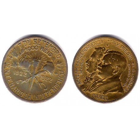 (522) Brasil. 1922. 1000 Reis (MBC)