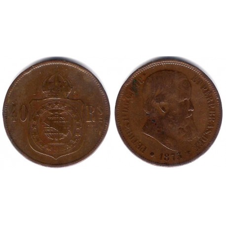 (479) Brasil. 1873. 40 Reis (MBC+)
