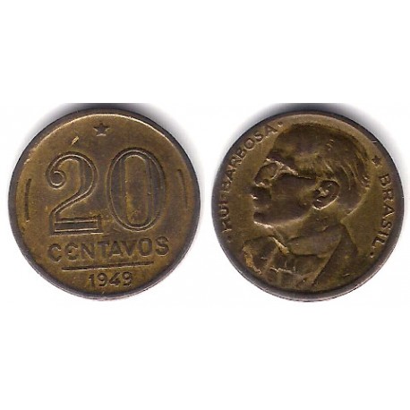 (562) Brasil. 1949. 20 Centavos (MBC)