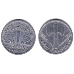 (902.1) Francia. 1943. 1 Franc (MBC)